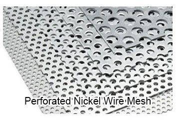 Perforated Nickel Wire Mesh Perforated Nickel Wire Mesh